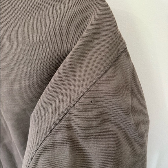 Men’s Patagonia Organic Cotton Long Sleeve Polo in Brown, Size Medium - Picture 6 of 9